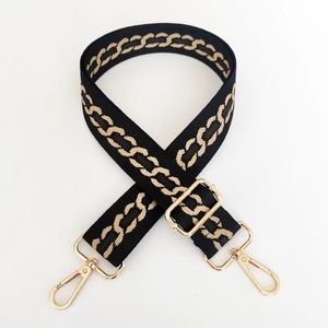 Chain Pattern 38cm Shoulder Belt Crossbody Extended Strap Women's Handbag Travel Accessories 240105