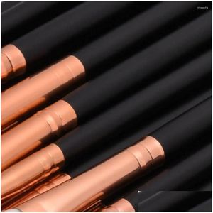 Makeup Brushes Fashion Hud Color/Black Golden Brush Set Concealers B Cosmetic Accessories Drop Delivery Health Beauty Tools Otyzt