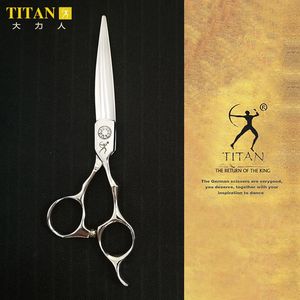 Titan Professional Barber Hair Scissor Salon Cutting Scissors frisör Japan VG10 Steel 240104