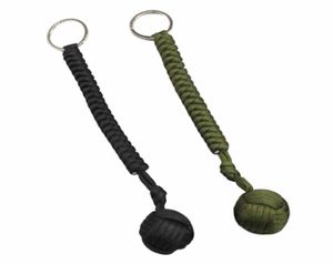 Outdoor Steel Ball Security Protection Bearing Self Defense Rope Lanyard Survival Tool Key Chain Multifunctional Keychain Bracelet4032436