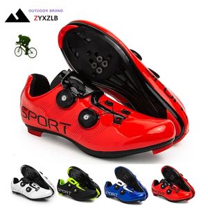 Män cykel sneaker skor med män cleat road mountainbike racing kvinnor cykel spd unisex mtb skor zapatillas ciclismo mtb 240104