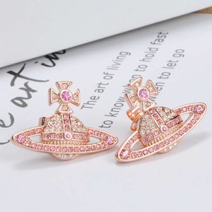 Viviennely Westwoodly örhängen klassiska örhängen Fashion Light Luxury örhängen