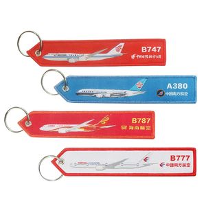 China Airline Key Chain Ring NeyChain Travel Bag Tag Present till pilot med plan Bildflygbesättning Airman 240105