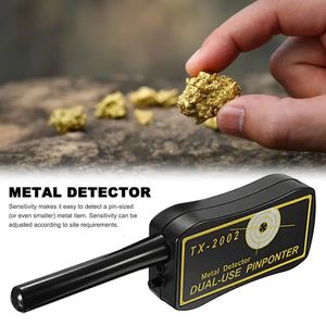 Detector de metais portátil de alta sensibilidade ajustável TX-2002 Detector de metais subterrâneo de ouro arqueológico de diamante de longo alcance 240105