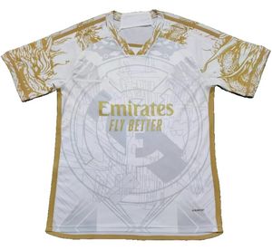 2023 2024 BELLINGHAM VINI JR Soccer Jerseys Tchouameni Football Shirt Real Madrids CAMAVINGA ALABA Rodrygo Men And Kids Kit Uniform Chinese Dragon 372
