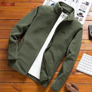 Herrjackor streetwear man fleece taktisk softshell jacka outwear vindbrytare termisk sport manlig turism bergrockar män armé