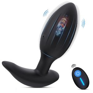 Butt Plug vibratore anale telecomando massaggiatore prostatico stimolatore clitoride masturbatore vaginale ano femminile giocattolo del sesso uomo 240105