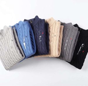 Mens sweater crew neck mile wile polo classic sweaters knit cotton Leisure warm sweatshirt jumper pullover4767