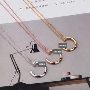 Designer Screw Pendant Necklace Love Series Fashion Luxury Jewelrys Carer Original Trendy 18K Gold Diamond for Women Men Necklace Silver Jewelry Necklaces FD0P