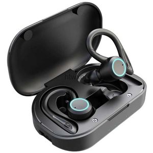 Cell Phone Earphones TWS Bluetooth 5.1 Earphones WIth Microphone Wireless Headphones HiFi Stereo Ear Hook Earbuds Noise Reduction Waterproof Headsets YQ240105