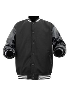 Wiosenna jesień męskie łatki Varsity Baseball Bomber Jacket Casual Lightweight Vintage Graphic Unisex Sports Płaszcz Streetwear 240105