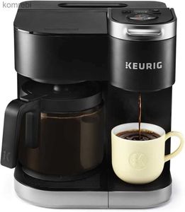 Kaffeproducenten K-Duo Single Serve K-Cup Pod Carafe Coffee Maker Black | USA | Newl240105