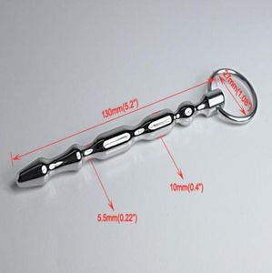 Rostfritt stål Metall Penis Plug Insert Tool Bondage Vuxen Produkt Sexspel SM Fetish Vuxna leksaker för Men9846305