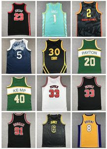 Kids Kid Boy Basketball Jerseys Yakuda Store Online College Wears Dhgate Banchero Ball Curry Payton Rodman 8 Bryant 32 Malone Manchero Booker Irving Popular Wear