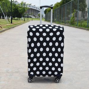 Dot Printed Travel Suitcase Protective Covers Thick Elastic Bagage Cover Protector för 1828bagage Bag Fall 240105