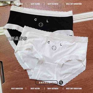 Kvinnors trosor Designer Brand Chan CCC Ny 2-pack One Piece Ice Silk Panties för kvinnor i stor storlek Sömlös midja skinkor som lyfter koreanska version Triangelbyxor