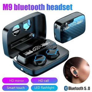 Cell Phone Earphones GarywayM12 Bluetooth Earphones Touch Control Wireless Headphones With Mic Sports Waterproof Wireless Earbuds 9D Stereo Headsets YQ240105