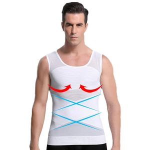 Body Shaper Männer Weste Gynäkomastie Brust Binder Abnehmen Shaper Männer Bauch Bauch Taille Trimmer Zurück Haltung Corrector Tank Tops 240104