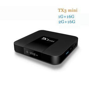 ボックスTX3ミニアンドロイドテレビボックスS905Wクアッドコア1GB 8GBスマート4K WiFi H.265メディアプレーヤーPK MXQ Pro X96mini