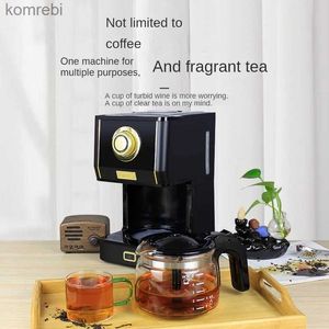 Kaffebryggare 650 ml Maker Automatic Americano Small Lätt att rengöra Auto Power Off Drip Home Brewing Teapotl240105