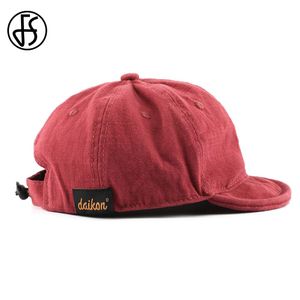 Caps Fs Summer Snapback Hip Hop Cap Brand Short Visor Designer Hats Red Baseball Caps for Men Women Bone Trucker Hat Homme