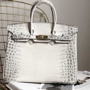 Tote Bags Designer Himalaya Crocodile Handbags Crocodile skin platinum handheld top layer cowhide popular high-end commuting light luxury WN-CA1A