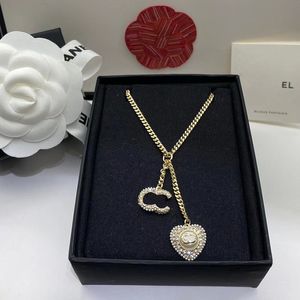 Designer-Halskette 925Luxury Damen Herren Charmantes Paar Liebesförmiger Schmuck, sehr schöne Schwestergeschenke