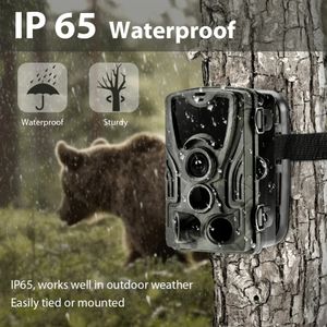 Hunting Camera Wild Trail Cameras HC801A 16MP 1080P IP65 Po Trap Wildlife Surveillance Cams Scout Tracking 240104