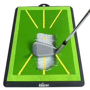 High Quality Golf Training Pad For Swing Detection Batting Ball Trace Directional Mat Swing Path Pads Swing Practice Pads 240104