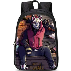 Drift Backpack Fox Oyuncu Daybor Pack Tasarımcı Okul Çantası Oyunu Baskı Sırtı Sırt Çantası Okul Çantası Fotoğraf Günü Paket