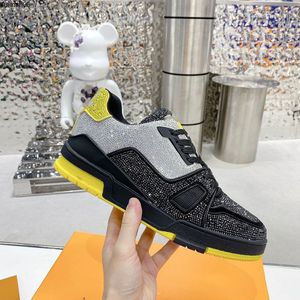 Designer Fashion Trainer Sneaker Intage Freizeitschuhe Virgils Alligatorprägung Schwarz Grau Braun Weiß Grün Kalbsleder Französischer Ablohs Herrenschuh mjqyt0500001