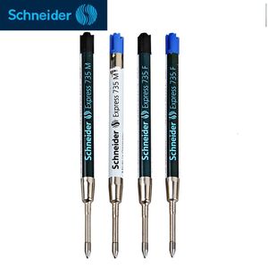 Schneider 735F Ballpoint Pen Refills School Stationery Office Supply Oil Ink Fyll på stor kapacitet påfyllning Skriv längd 1000 m 240105