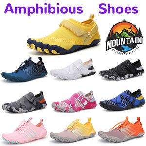 Sapatos aquáticos antiderrapantes femininos, masculinos, de secagem rápida, surf ao ar livre, malha respirável, tênis de praia, meia de mergulho, tênis antiderrapante para natação, praia, casual