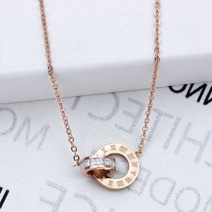 Designer-Halskette mit Schraubanhänger, Liebesserie, modischer Luxusschmuck, Carer Original, trendiger 18-karätiger Golddiamant für Damen und Herren, Halskette, Silberschmuck, Halsketten IYZO