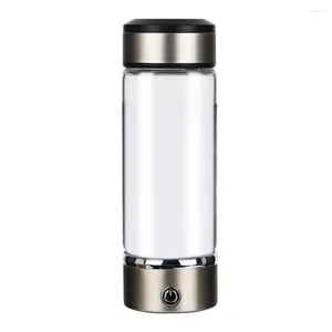 Wine Glasses Hydrogen Water Bottle Portable Rechargeable Ionizer Cup With Rapid Electrolysis Energy 3 For Rich Health