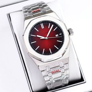 Mens Automatic Watches 8215 Mechanical Watch 41mm Octagonal Bezel Waterproof Fashion Business rostfritt stål Armbandsur Montre de luxe gåvor för män