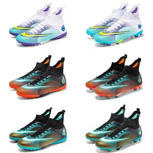 Men Outdoor FGTF Football Boots NonSlip Futsal Professional Unisex Soccer Shoes Highquality Grass Training Sport Ultralight y240105