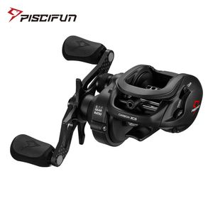 Piscifun carbono xcs carretel de arremesso 8kg max arraste 71 rolamentos relações de engrenagem 8.1 1 quadro carbono carretel de pesca de água salgada de água doce 240104