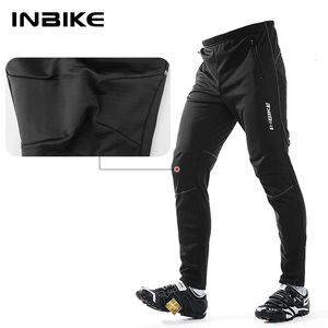 INBIKE Winter Men's Cycling Pants Thermal Road Bike Clothing Man Windproof Bicycle Trousers Pants for Riding Running Pants 240104