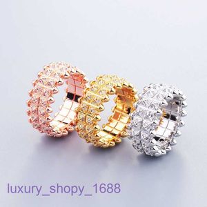 Designer smycken bil tiress klassiska armband armband för kvinnor och män ny dubbel rad diamantnät liten doftande stil minimalistisk ring med originallåda