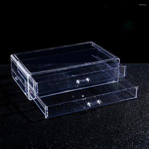 Storage Boxes Rug Bags Clear Cosmetic Transparent Brush Box Cosmetics Jewelry Makeup Lipstick Sweater Holders For Closet Organizer