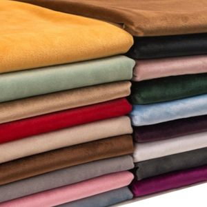 Tecido de veludo pleuche de 155cm de largura, tecido de veludo para sofá, cortina, vestido, preto, branco, vermelho, verde, azul por metro 240104