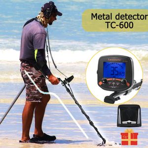 Underjordisk metalldetektor TC-600 Hög känslighet Metall Hunter Gold Digger Treasure Hunter Djup 2,5 m Finder Pinpoint Detector 240105