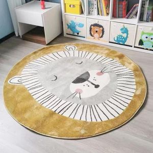 Dywany dywany alfombra pokój dziecięcy dywan kreskówka lion zwierzęcy playmat pluszowe dywaniki do maty podłogowej do sypialni do salonu.