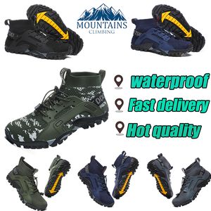 Hot sale Mountain Fly Running Shoes Clay Green Men Sports Shoe Women Sneakers Mens Trainers Womens Trekking Hiking Shoes eur38-48