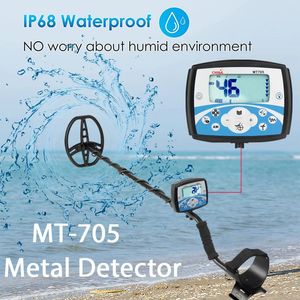 MT705 Detector de metais Pinpointer 270mm 18.75KHZ Bobina de pesquisa à prova d'água Detectores de ouro Caçador de tesouros Rastreador Localizador de metais 240105