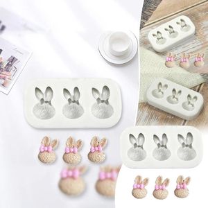 Moldes de cozimento Ovos de Páscoa DIY Ferramenta de bolo de chocolate Conjunto de moldes de silicone para biscoitos adultos