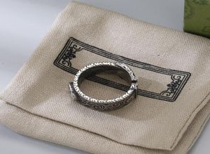 Moda yüzüğü gümüş kafatası yüzükleri moissanite anelli bague erkek ve kadınlar için parti sözleri mücevher severler hediye9840755