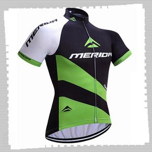 Cykeltröja Pro Team Merida Mens Summer Quick Dry Sports Uniform Mountain Bike Shirts Road Bicycle Tops Racing Clothing Outdoor179B