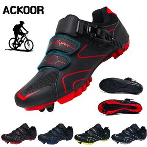 Unisex Cycling Sneaker for Men and Women MTB Shoes with Cleat Road Dirt Bike Flat Racing Mountain Bicycle Spd Mtb Shoes 240104